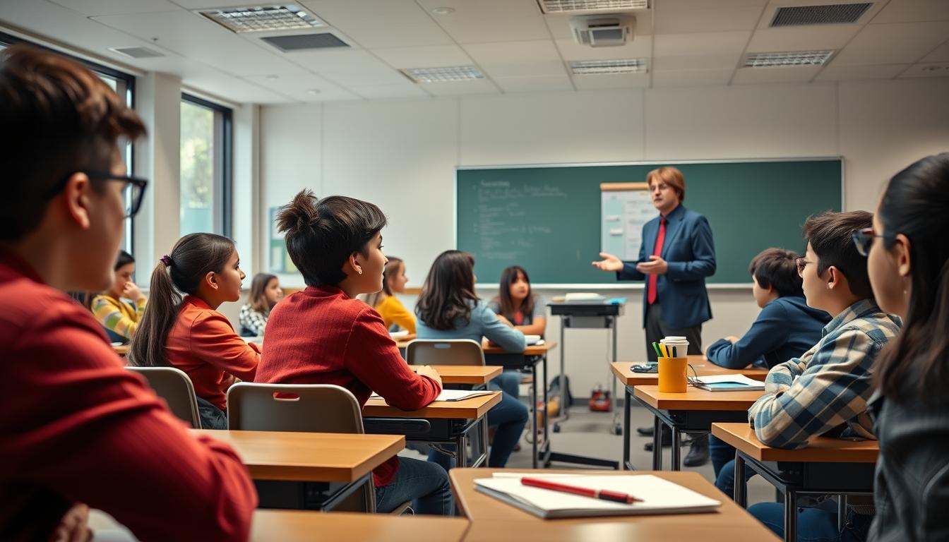 Structured study materials and learning resources on a desk